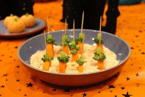 Pumpkin Dippers- Healthy Halloween snacks